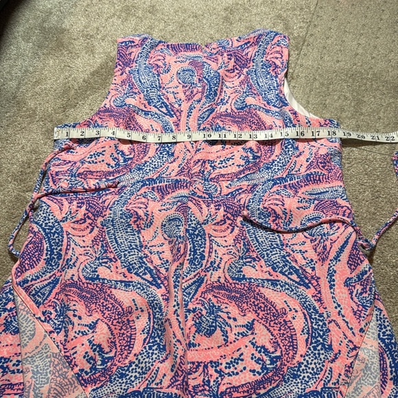 Lilly Pulitzer Donna Romper in Maybe Gato Engineered - Picture 10 of 11
